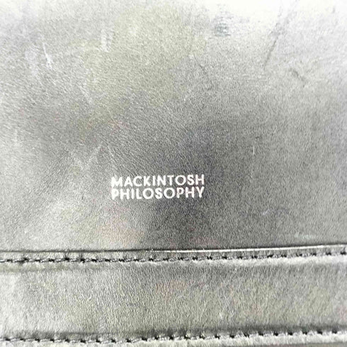 マッキントッシュフィロソフィー MACKINTOSH PHILOSOPHY ブレイヴァル フラップ付きレザーショルダーバック メンズ